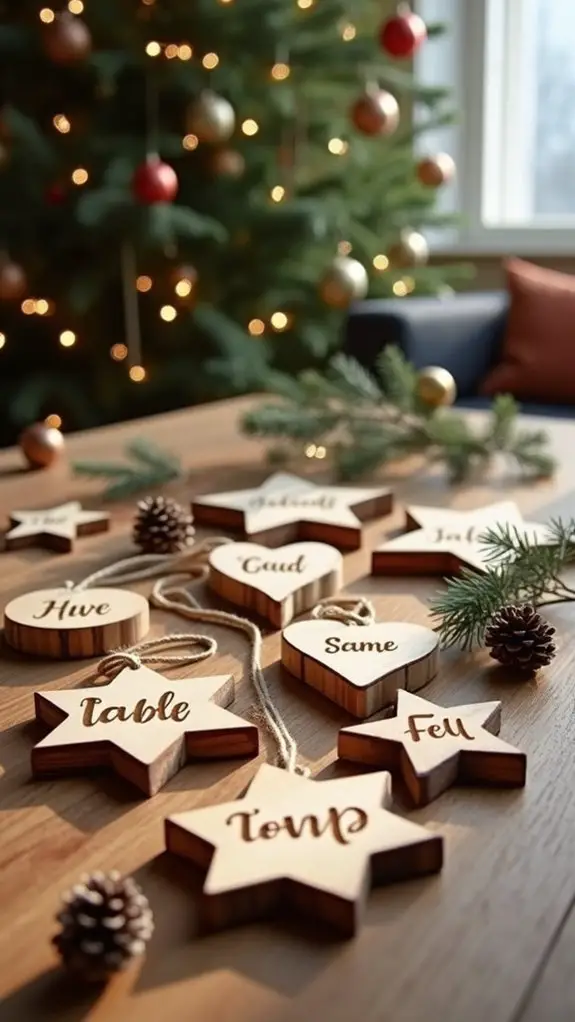 personalized holiday ornament tags