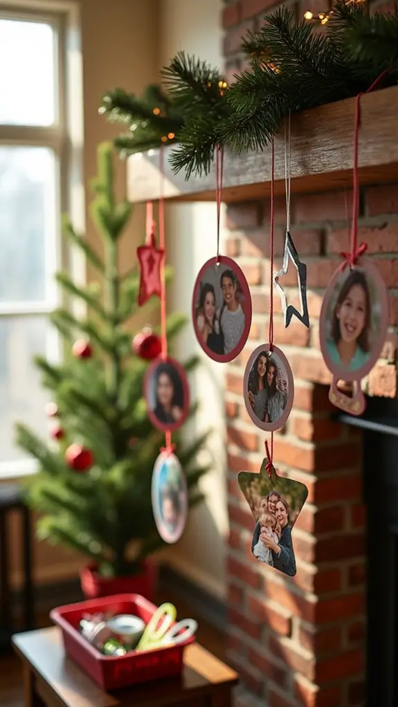 personalized holiday photo ornaments