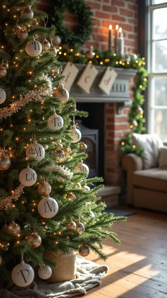 personalized holiday tree ornaments