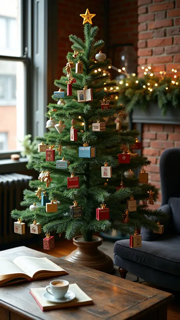 personalized miniature book ornaments