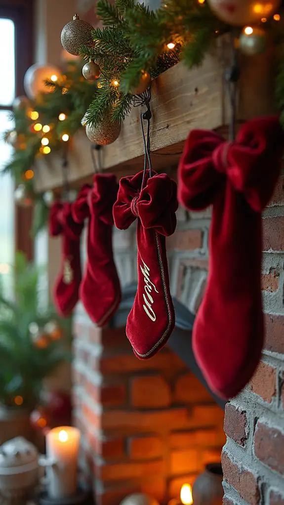 personalized velvet ribbon decor