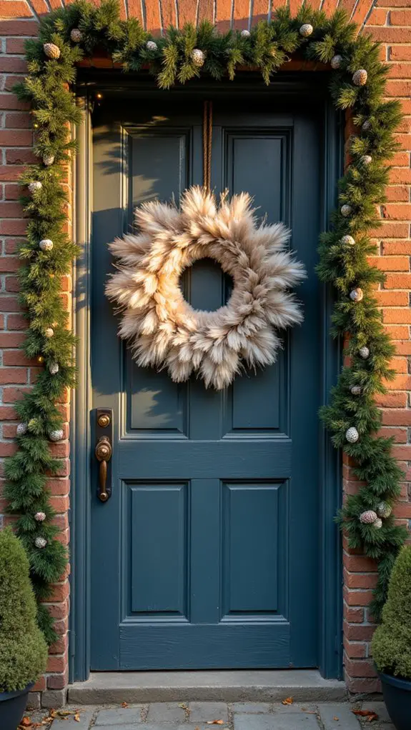 playful feather holiday decor