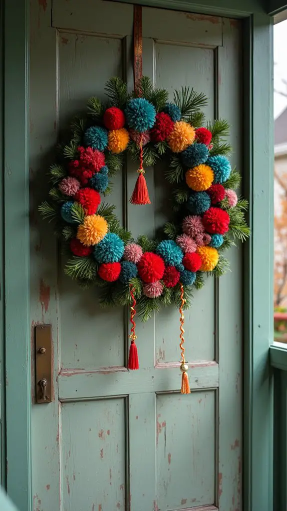 playful holiday wreath decorations