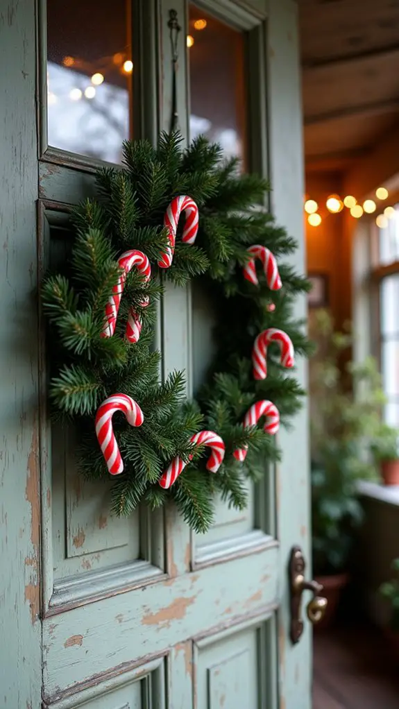 playful snowman wreath accents