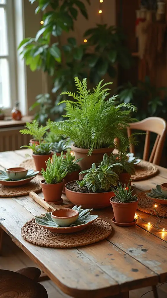 potted plants enhance gatherings