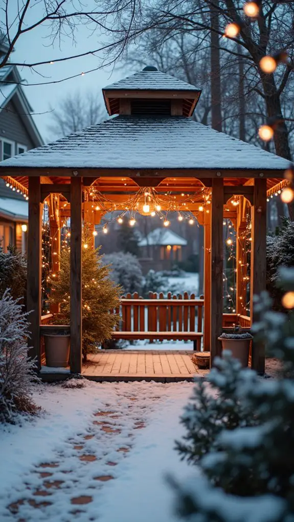 quick festive gazebo transformation