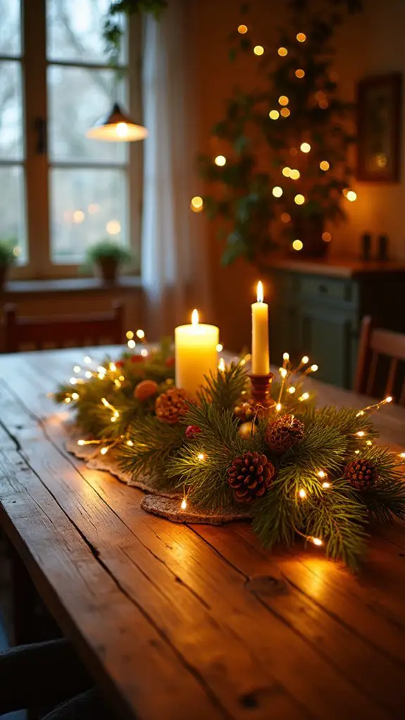 radiant holiday table centerpieces