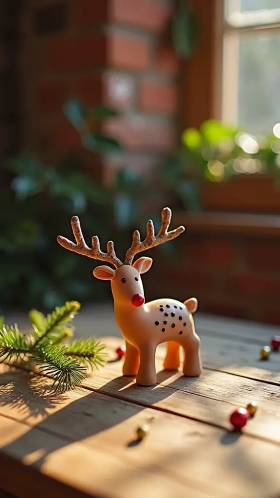reindeer handprint ornament craft