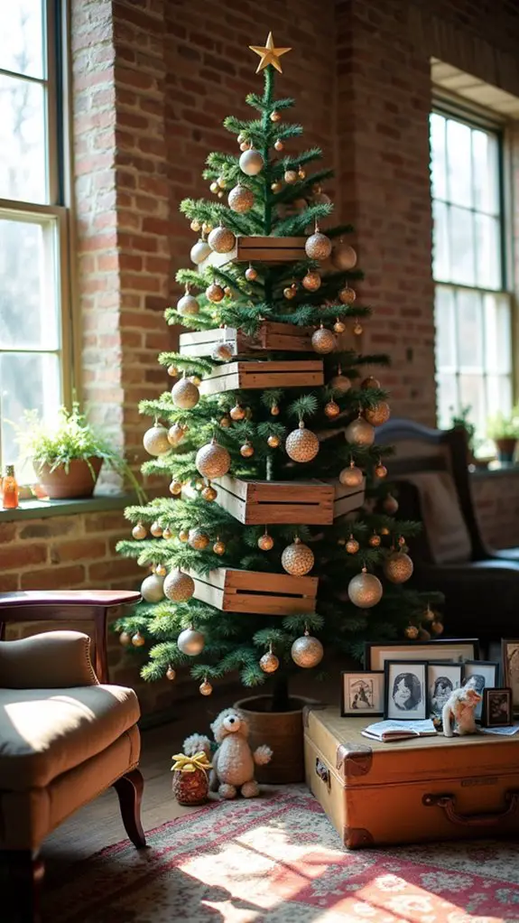 repurposed vintage christmas decorations