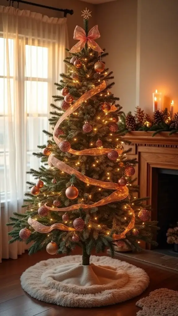 rose gold holiday elegance