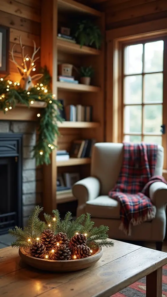 rustic antlers for decor