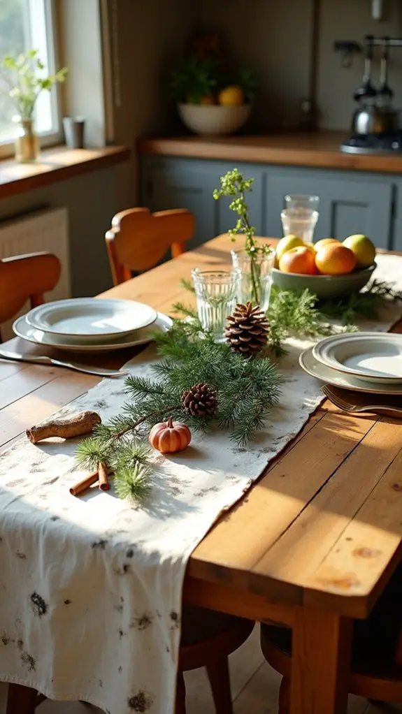 rustic birch bark elegance