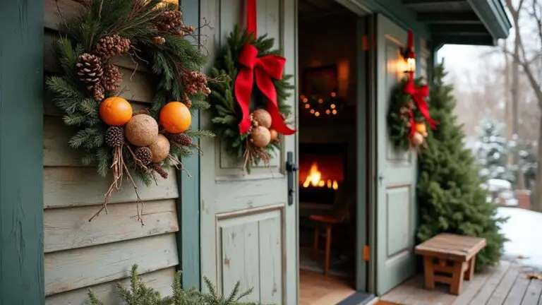 rustic christmas wreath inspiration