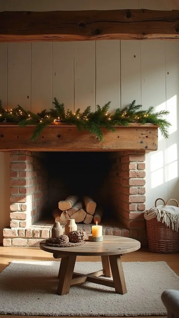 rustic cozy holiday decor