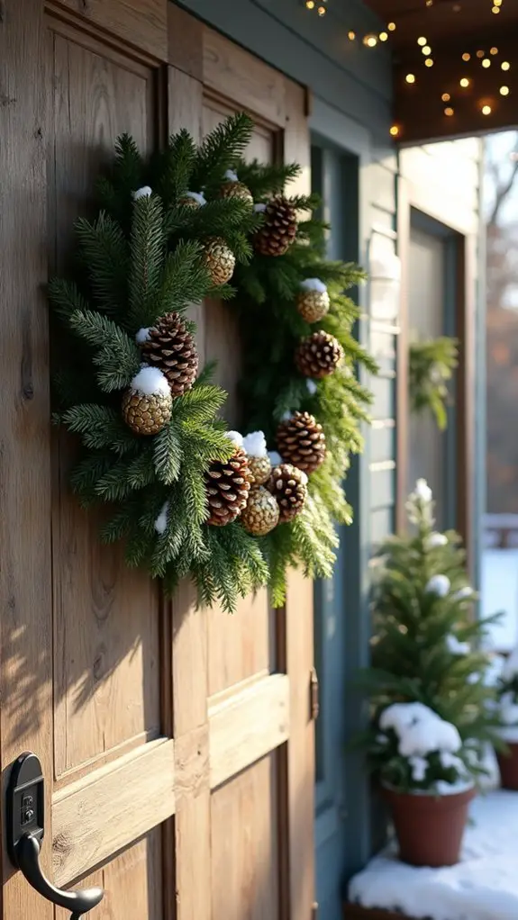 rustic farmhouse wreath decor