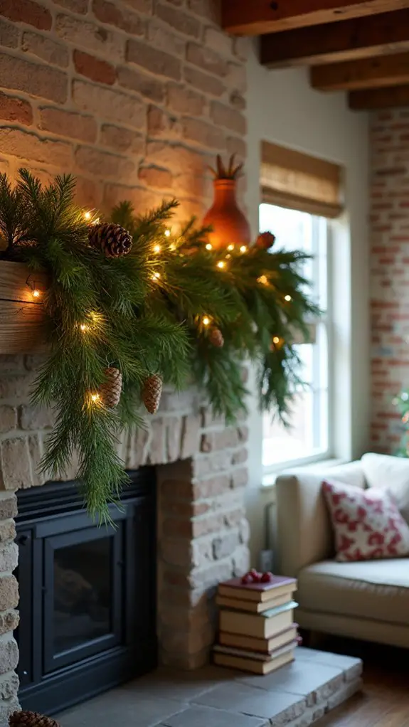 rustic garlands warm home