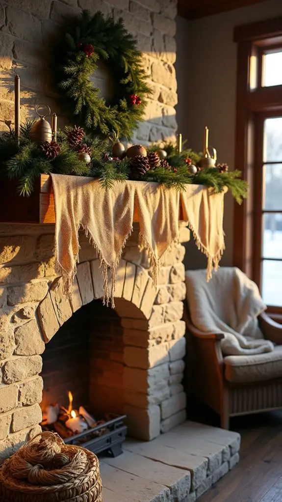 rustic holiday decor charm