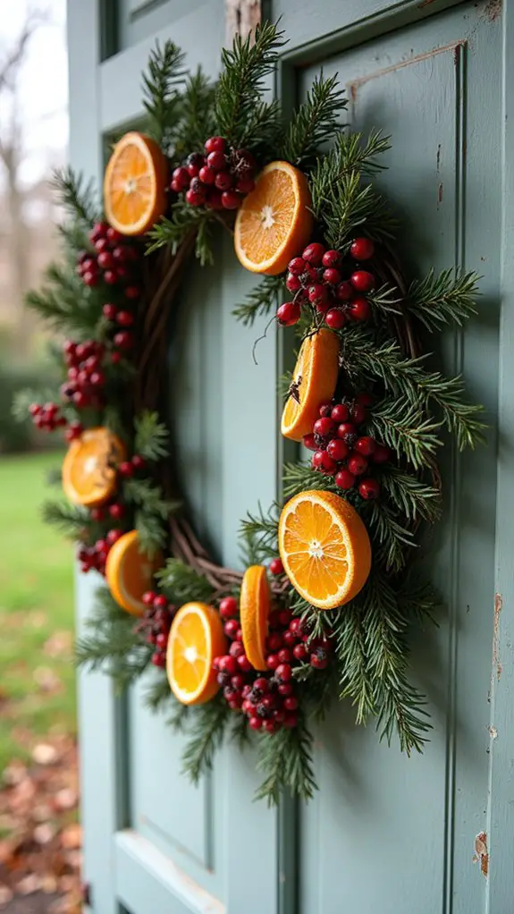 rustic natural holiday decor