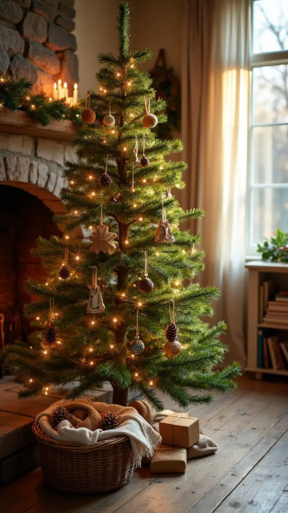 rustic natural holiday decor