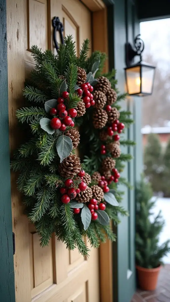 rustic outdoor holiday decor
