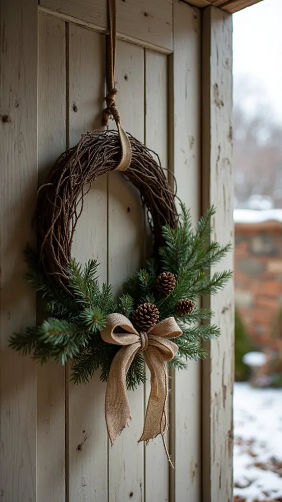 rustic twine and pine