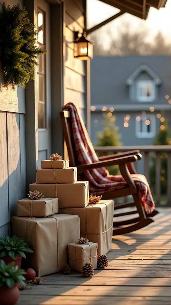 rustic twine gift wrapping