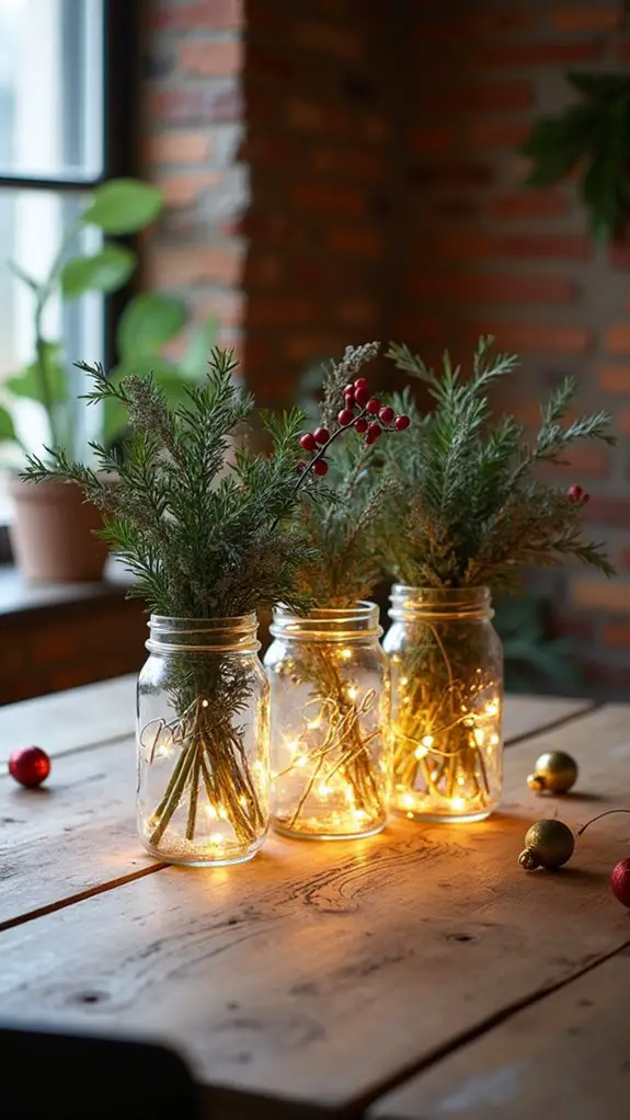 rustic vases for holidays