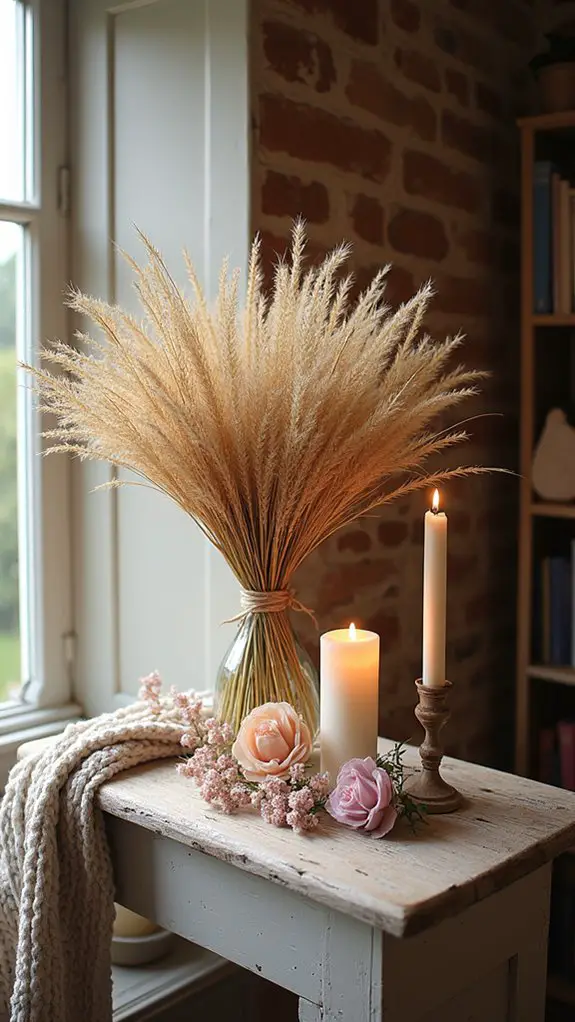 rustic wheat sheaf centerpiece