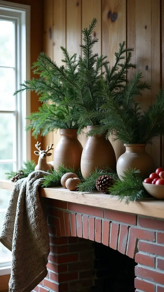 rustic wood decor accents