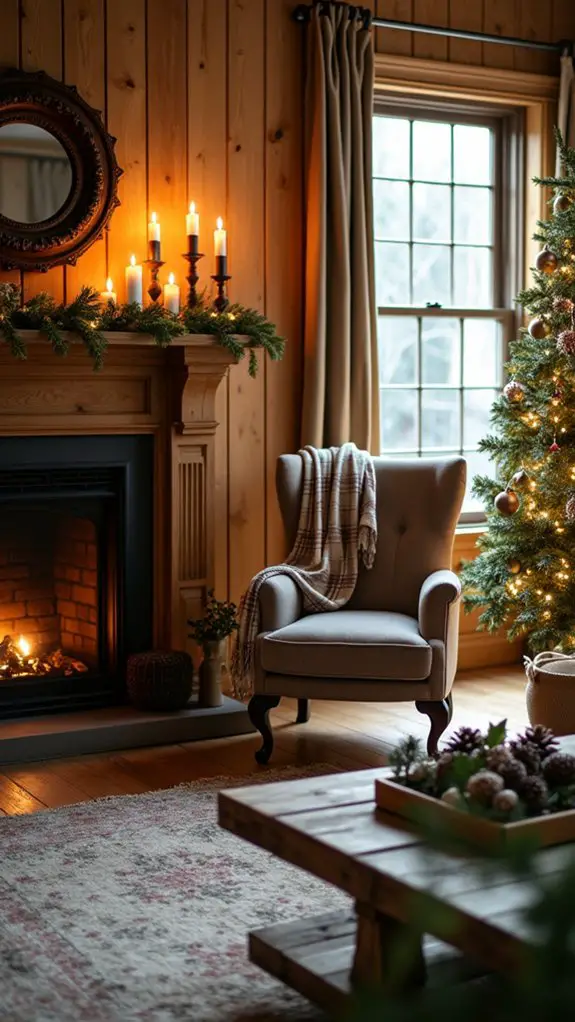 rustic wood holiday decor