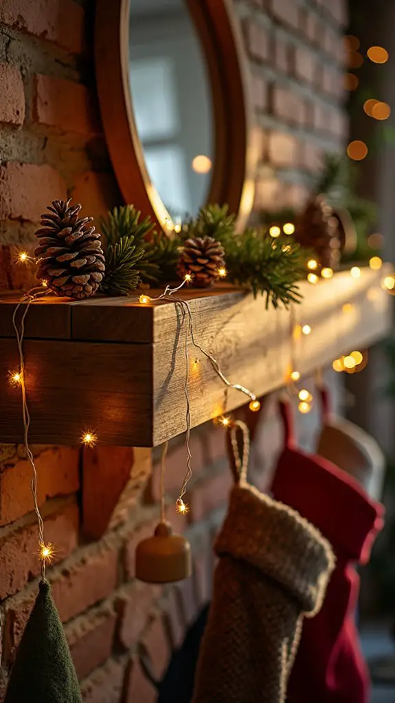 rustic wood illuminated charm