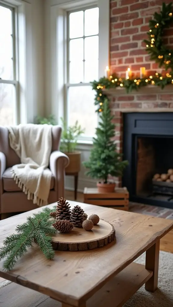 rustic wooden holiday decor