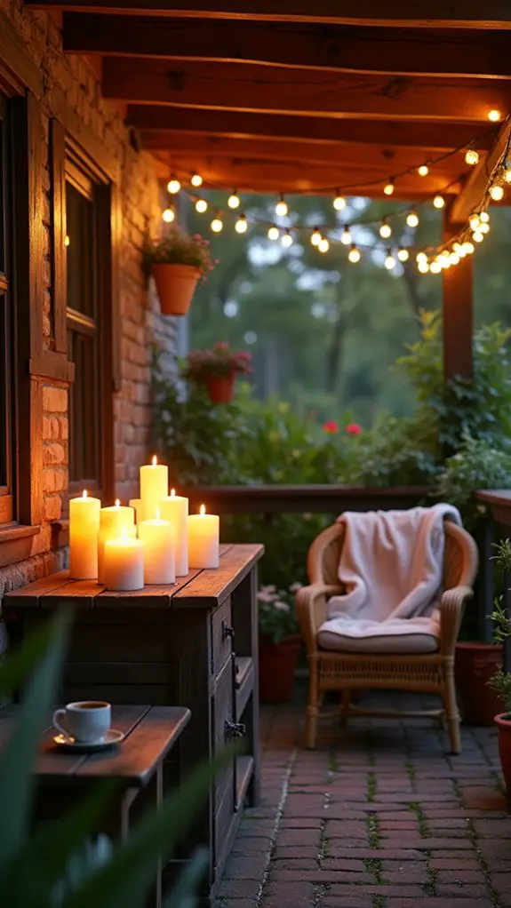 safe cozy outdoor ambiance