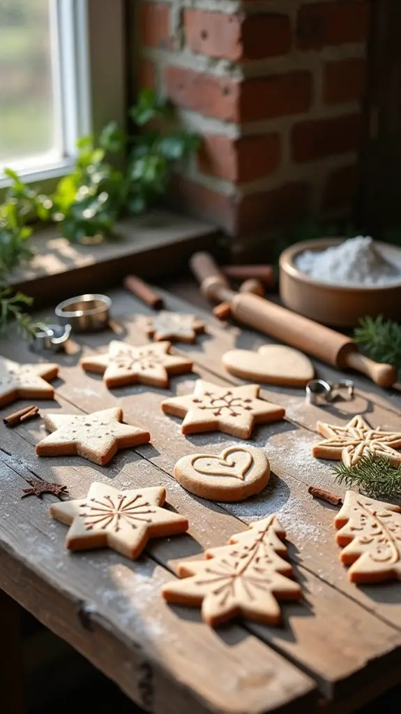 salt dough ornament crafting
