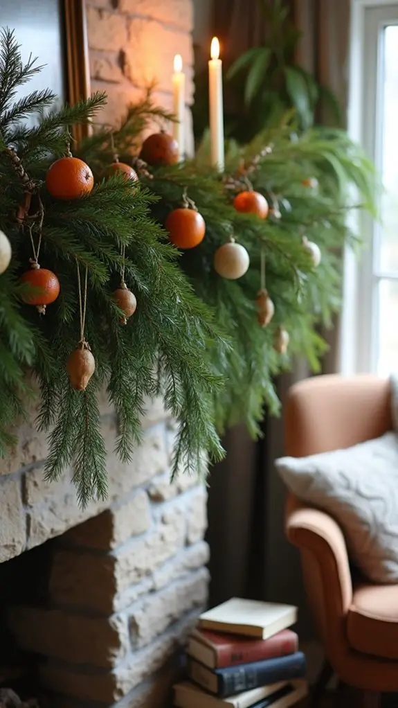 scented pine sprigs decor