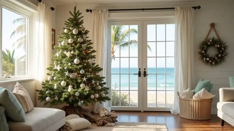 22 Coastal Christmas Tree Ideas That Bring Seaside Calm Indoors seaside inspired christmas decor