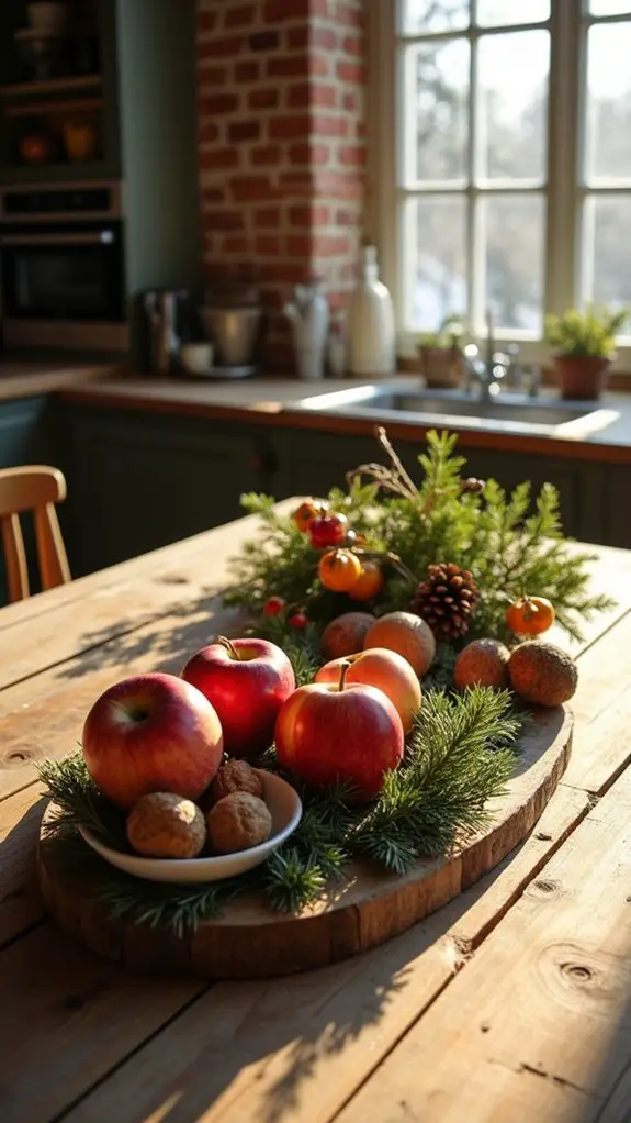seasonal fruits and nuts