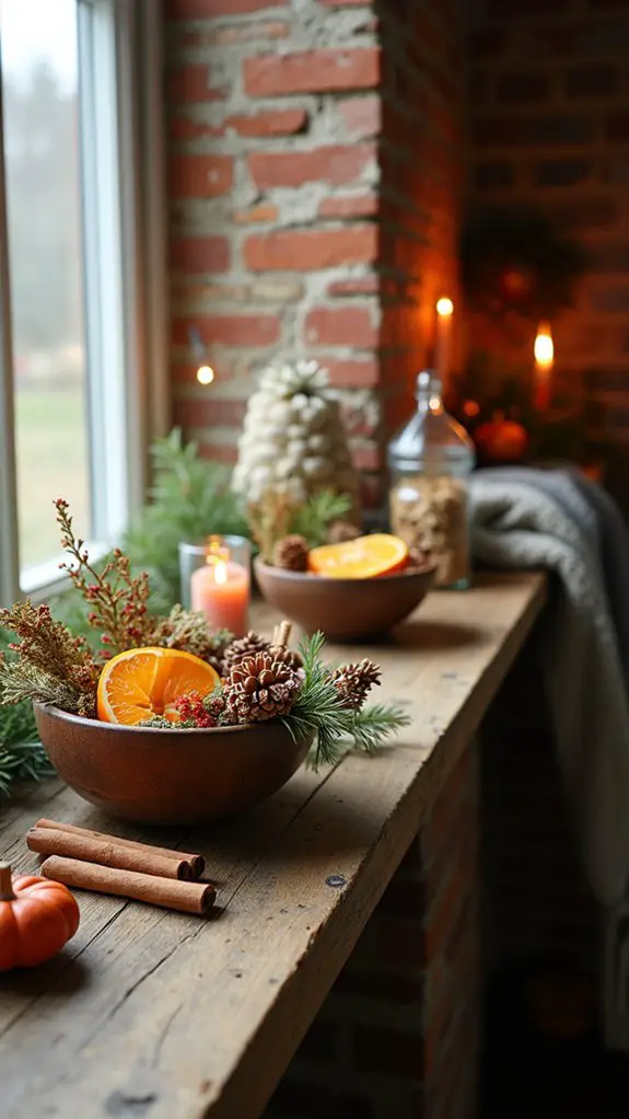 seasonal scent and texture