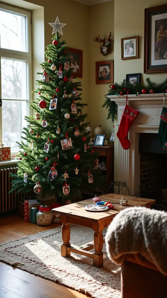 sentimental family photo ornaments
