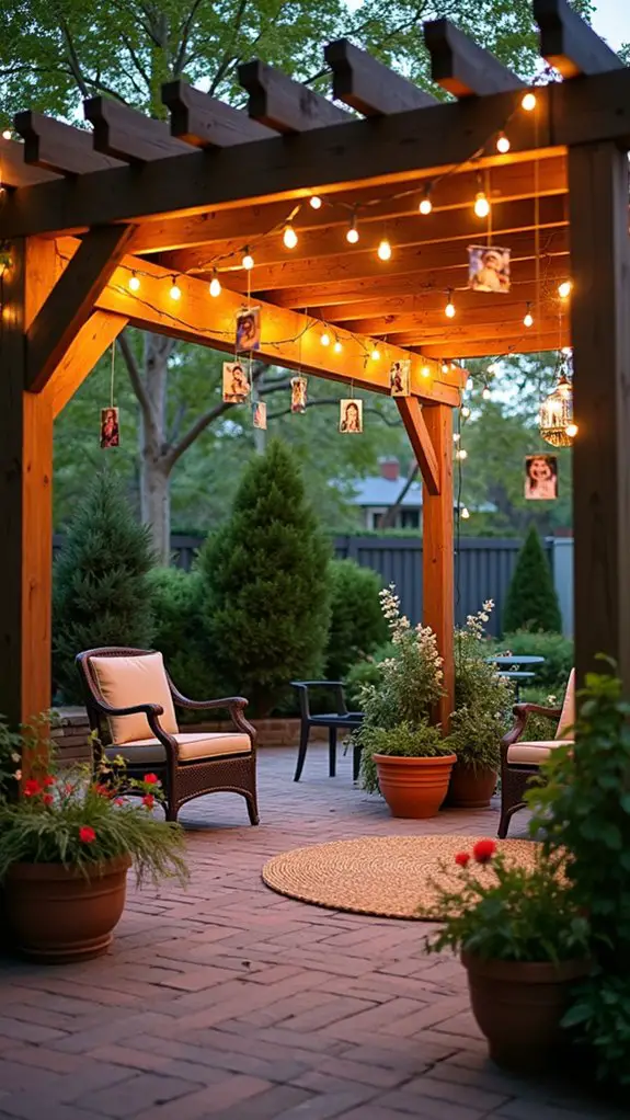 sentimental photo string lights