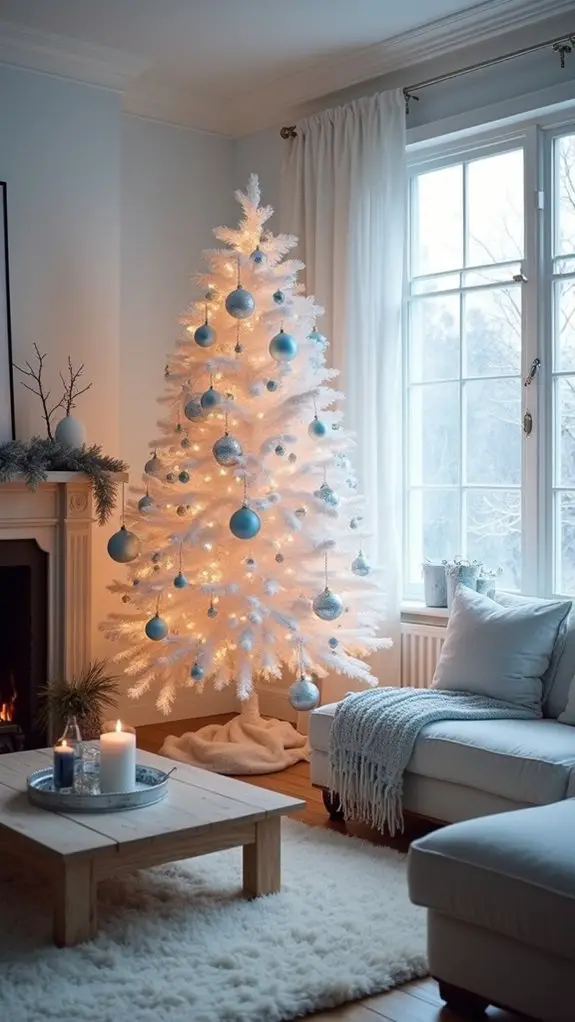 serene blue and white elegance