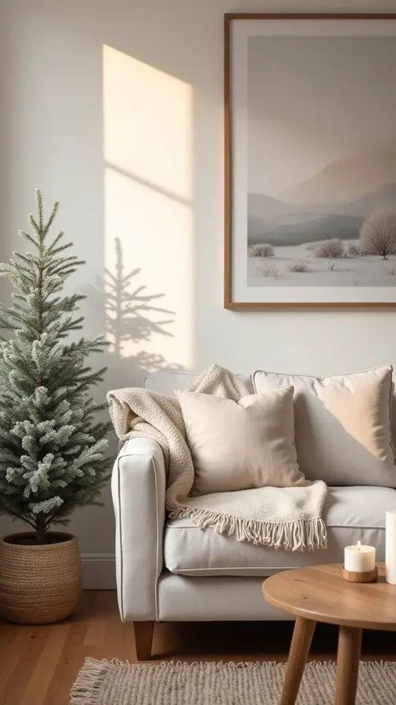 serene holiday artwork decor