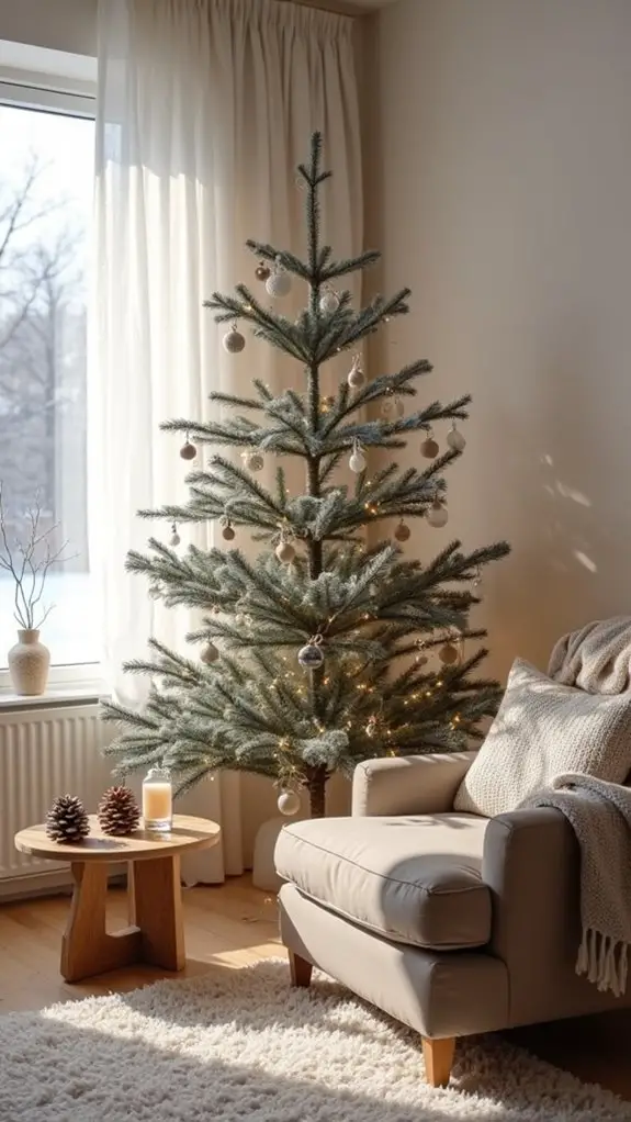 serene minimalist christmas decor