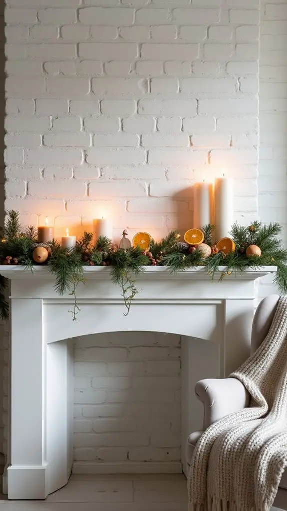 serene minimalist holiday decor