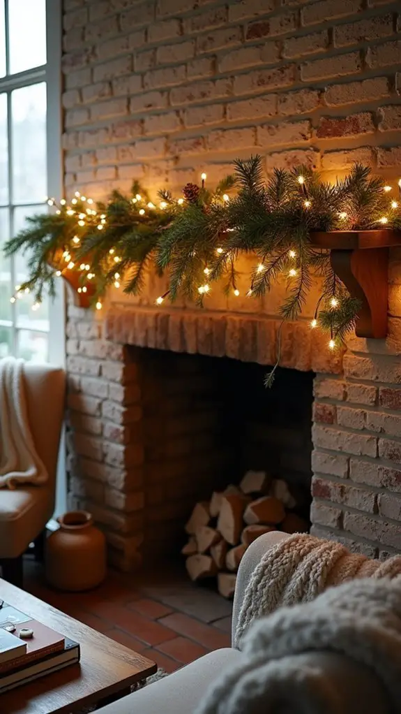 serene minimalist holiday display