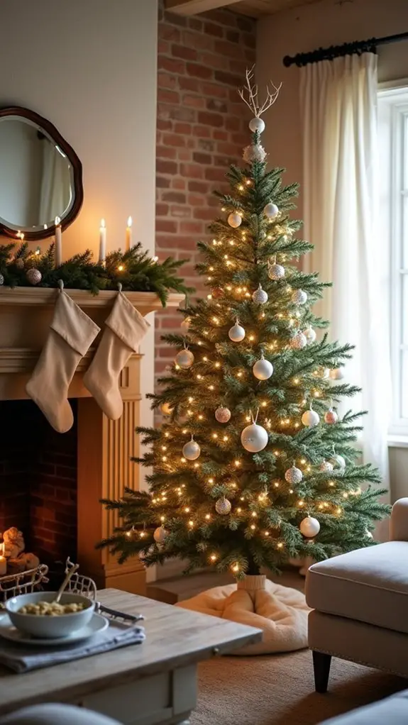 serene neutral christmas decor