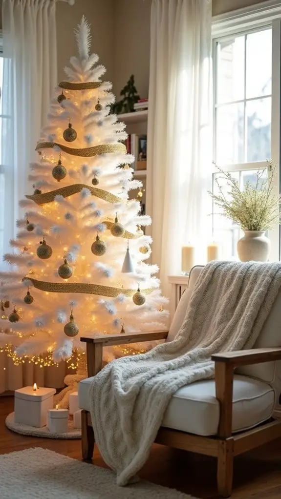 serene white and gold elegance