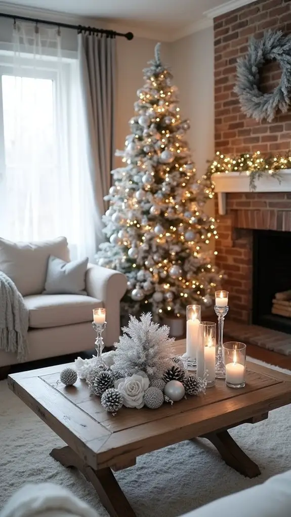 silver and white elegance