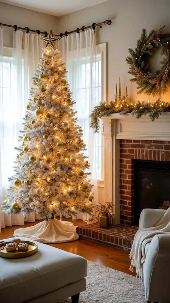 simple gold christmas decorations