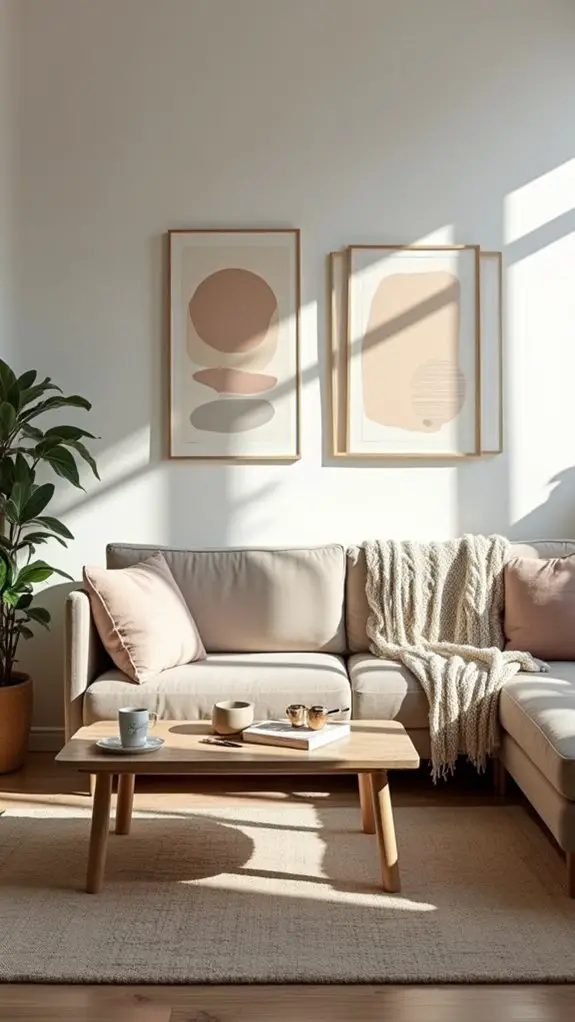 simple scandinavian wall art